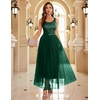 image:imageBeryLove Womens A Line Homecoming Sequin Maxi Formal Dress  Sleeveless Sequin Silhouette Shimmer Mesh Fabric Perfect for Wedding Cocktail and All Formal EventsLongdarkgreen