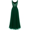 image:imageBeryLove Womens A Line Homecoming Sequin Maxi Formal Dress  Sleeveless Sequin Silhouette Shimmer Mesh Fabric Perfect for Wedding Cocktail and All Formal EventsLongdarkgreen
