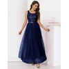 image:imageBeryLove Womens A Line Homecoming Sequin Maxi Formal Dress  Sleeveless Sequin Silhouette Shimmer Mesh Fabric Perfect for Wedding Cocktail and All Formal EventsLongnavy