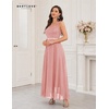 image:imageBeryLove Womens A Line Homecoming Sequin Maxi Formal Dress  Sleeveless Sequin Silhouette Shimmer Mesh Fabric Perfect for Wedding Cocktail and All Formal EventsBlush