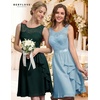 image:imageBeryLove Womens Boat Neck A Line Sleeveless Lace Formal Homecoming Dress  Short Dress With Ruffle Hem Sparkly Design Ideal For Wedding GuestBridesmaid Cocktail Prom amp Evening Party EventsDarkgreen