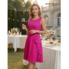 image:imageBeryLove Womens Boat Neck A Line Sleeveless Lace Formal Homecoming Dress  Short Dress With Ruffle Hem Sparkly Design Ideal For Wedding GuestBridesmaid Cocktail Prom amp Evening Party EventsRose