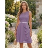 image:imageBeryLove Womens Boat Neck A Line Sleeveless Lace Formal Homecoming Dress  Short Dress With Ruffle Hem Sparkly Design Ideal For Wedding GuestBridesmaid Cocktail Prom amp Evening Party EventsPurple