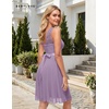 image:imageBeryLove Womens Boat Neck A Line Sleeveless Lace Formal Homecoming Dress  Short Dress With Ruffle Hem Sparkly Design Ideal For Wedding GuestBridesmaid Cocktail Prom amp Evening Party EventsPurple
