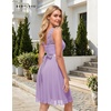 image:imageBeryLove Womens Boat Neck A Line Sleeveless Lace Formal Homecoming Dress  Short Dress With Ruffle Hem Sparkly Design Ideal For Wedding GuestBridesmaid Cocktail Prom amp Evening Party EventsLavender