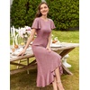 image:imageBeryLove Womens Wedding Guest Dress Sequin Formal Dresses for Women  Stunning evening gowns for women suitable for prom homecoming bridesmaid and mother of the bride formal eventsBlush