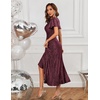 image:imageBeryLove Womens Wedding Guest Dress Sequin Formal Dresses for Women  Stunning evening gowns for women suitable for prom homecoming bridesmaid and mother of the bride formal eventsMaroon