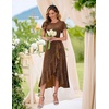 image:imageBeryLove Womens Wedding Guest Dress Sequin Formal Dresses for Women  Stunning evening gowns for women suitable for prom homecoming bridesmaid and mother of the bride formal eventsBrown