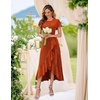 image:imageBeryLove Womens Wedding Guest Dress Sequin Formal Dresses for Women  Stunning evening gowns for women suitable for prom homecoming bridesmaid and mother of the bride formal eventsOrange