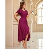 image:imageBeryLove Womens Wedding Guest Dress Sequin Formal Dresses for Women  Stunning evening gowns for women suitable for prom homecoming bridesmaid and mother of the bride formal eventsRose