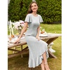 image:imageBeryLove Womens Wedding Guest Dress Sequin Formal Dresses for Women  Stunning evening gowns for women suitable for prom homecoming bridesmaid and mother of the bride formal eventsSilver