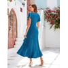 image:imageBeryLove Womens Wedding Guest Dress Sequin Formal Dresses for Women  Stunning evening gowns for women suitable for prom homecoming bridesmaid and mother of the bride formal eventsLake Blue