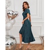 image:imageBeryLove Womens Wedding Guest Dress Sequin Formal Dresses for Women  Stunning evening gowns for women suitable for prom homecoming bridesmaid and mother of the bride formal eventsDustyblue