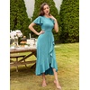 image:imageBeryLove Womens Wedding Guest Dress Sequin Formal Dresses for Women  Stunning evening gowns for women suitable for prom homecoming bridesmaid and mother of the bride formal eventsLight Blue