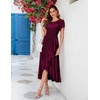 image:imageBeryLove Womens Wedding Guest Dress Sequin Formal Dresses for Women  Stunning evening gowns for women suitable for prom homecoming bridesmaid and mother of the bride formal eventsDark Rose