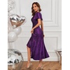 image:imageBeryLove Womens Wedding Guest Dress Sequin Formal Dresses for Women  Stunning evening gowns for women suitable for prom homecoming bridesmaid and mother of the bride formal eventsPurple