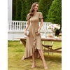 image:imageBeryLove Womens Wedding Guest Dress Sequin Formal Dresses for Women  Stunning evening gowns for women suitable for prom homecoming bridesmaid and mother of the bride formal eventsChampagne