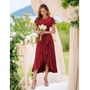 image:imageBeryLove Womens Wedding Guest Dress Sequin Formal Dresses for Women  Stunning evening gowns for women suitable for prom homecoming bridesmaid and mother of the bride formal eventsRed