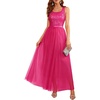 image:imageBeryLove Womens A Line Homecoming Sequin Maxi Formal Dress  Sleeveless Sequin Silhouette Shimmer Mesh Fabric Perfect for Wedding Cocktail and All Formal EventsLongrose Red