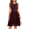 Burgundy Sequin
