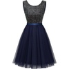 Tulle Sequin Navy