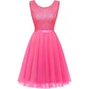 Tulle Sequin Hot Pink