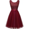 Tulle Sequin Burgundy