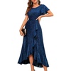 image:imageBeryLove Womens Wedding Guest Dress Sequin Formal Dresses for Women  Stunning evening gowns for women suitable for prom homecoming bridesmaid and mother of the bride formal eventsNavyblue
