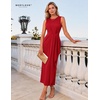 image:imageBeryLove Womens Formal Wedding Guest Slit Dress Classy Long Prom Dresses  Slit Hem Scoop Neck Ruched Wasit Cocktail Party Maxi Gown Ideal for Evening Gala Mother of the Bride amp Dinner PartyKred