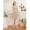 image:imageBeryLove Women Homecoming Cocktail Dress Lace Formal Wedding Guest PartyChampagne