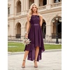 image:imageBeryLove Women Homecoming Cocktail Dress Lace Formal Wedding Guest PartyGrape Sequin