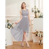 image:imageBeryLove Women Homecoming Cocktail Dress Lace Formal Wedding Guest PartyGrey