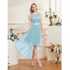 image:imageBeryLove Women Homecoming Cocktail Dress Lace Formal Wedding Guest PartyLight Blue