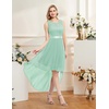 image:imageBeryLove Women Homecoming Cocktail Dress Lace Formal Wedding Guest PartyLight Green