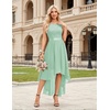 image:imageBeryLove Women Homecoming Cocktail Dress Lace Formal Wedding Guest PartyLightgreen Sequin