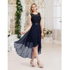 image:imageBeryLove Women Homecoming Cocktail Dress Lace Formal Wedding Guest PartyNavy