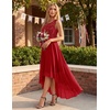 image:imageBeryLove Women Homecoming Cocktail Dress Lace Formal Wedding Guest PartyRed Sequin