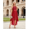 image:imageBeryLove Women Homecoming Cocktail Dress Lace Formal Wedding Guest PartyRed Sequin