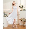 image:imageBeryLove Women Homecoming Cocktail Dress Lace Formal Wedding Guest PartyWhite