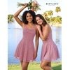 image:imageBeryLove Womens Sparkly Homecoming Formal Teen Cocktail Prom Dress MiniBlush
