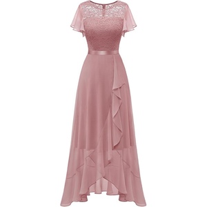 image:imageBeryLove Formal Long Dresses for Women Wedding Guest Cocktail BridesmaidBlush