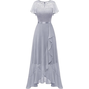 image:imageBeryLove Formal Long Dresses for Women Wedding Guest Cocktail BridesmaidGrey