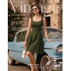 image:imageBeryLove Womens 1950s Vintage Fit Flare Wedding Guest Cocktail Party DressArmy Green