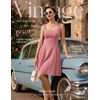 image:imageBeryLove Womens 1950s Vintage Fit Flare Wedding Guest Cocktail Party DressBlush
