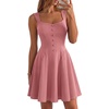 image:imageBeryLove Womens 1950s Vintage Fit Flare Wedding Guest Cocktail Party DressBlush