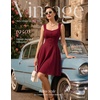 image:imageBeryLove Womens 1950s Vintage Fit Flare Wedding Guest Cocktail Party DressBurgundy
