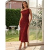 image:imageBeryLove Homecoming Wedding Guest Formal Sequin Long Bodycon DressBburgundy