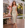 image:imageBeryLove Women Sequin Homecoming Midi Bodycon Cocktail Party Holiday DressChampagne