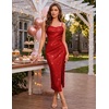 image:imageBeryLove Women Sequin Homecoming Midi Bodycon Cocktail Party Holiday DressRed