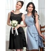 image:imageBeryLove Womens Boat Neck A Line Sleeveless Lace Formal Homecoming DressBlack